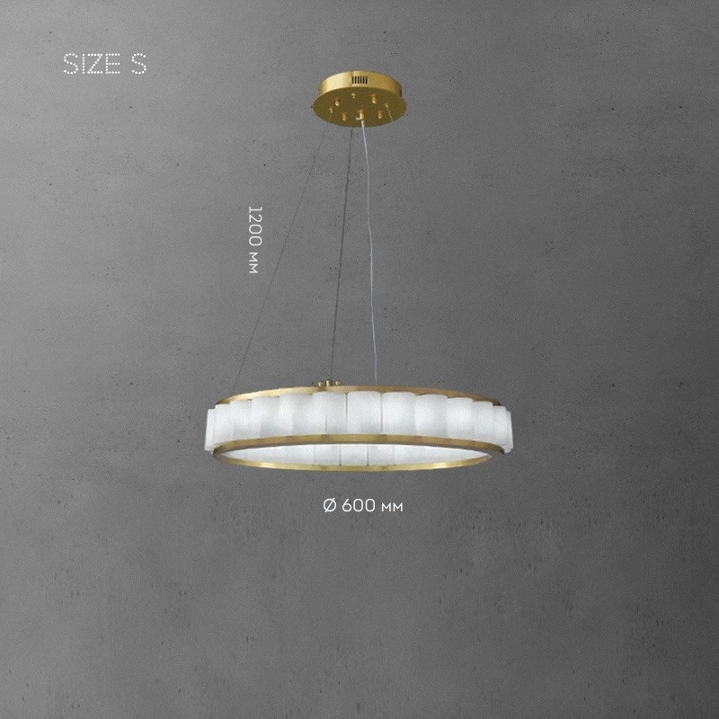 MONSINE R Chandelier by Lampadom - side view