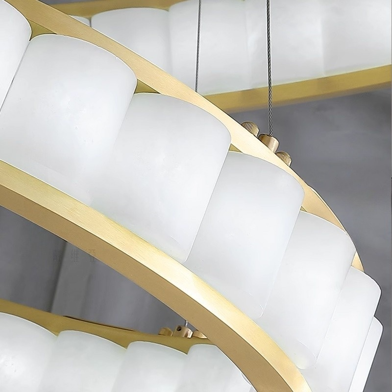 MONSINE R Chandelier by Lampadom - top view