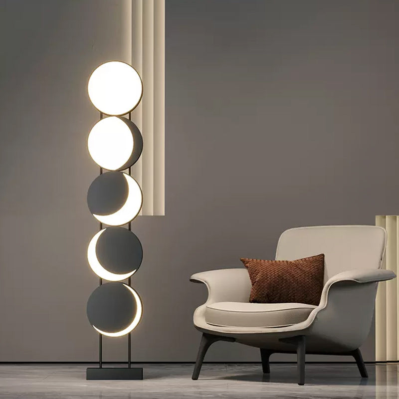 MOON PHASE Floor Lamp by Lampadom - side view