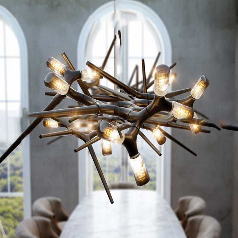 NAKKAR Linear Chandelier by Lampadom - scale reference