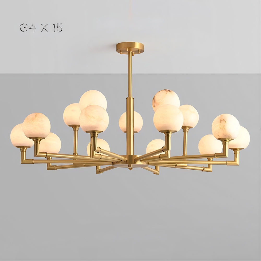 NANCY Chandelier by Lampadom - side view