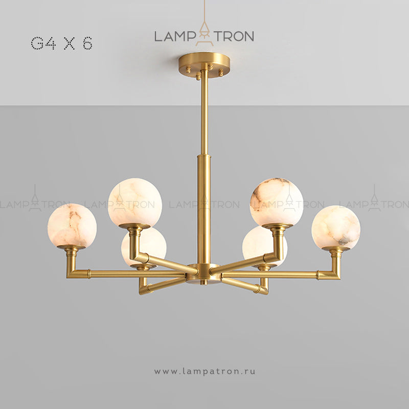 NANCY Chandelier by Lampadom - close-up