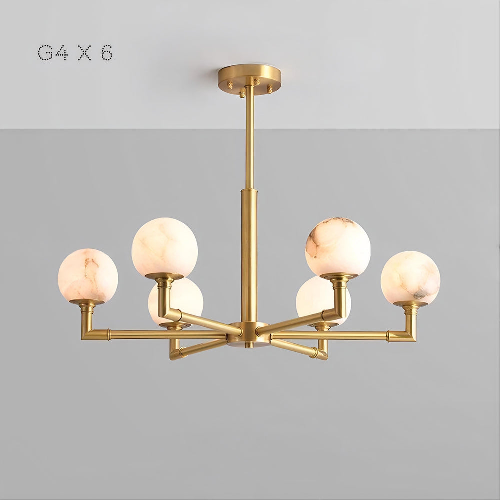 NANCY Chandelier by Lampadom - top view