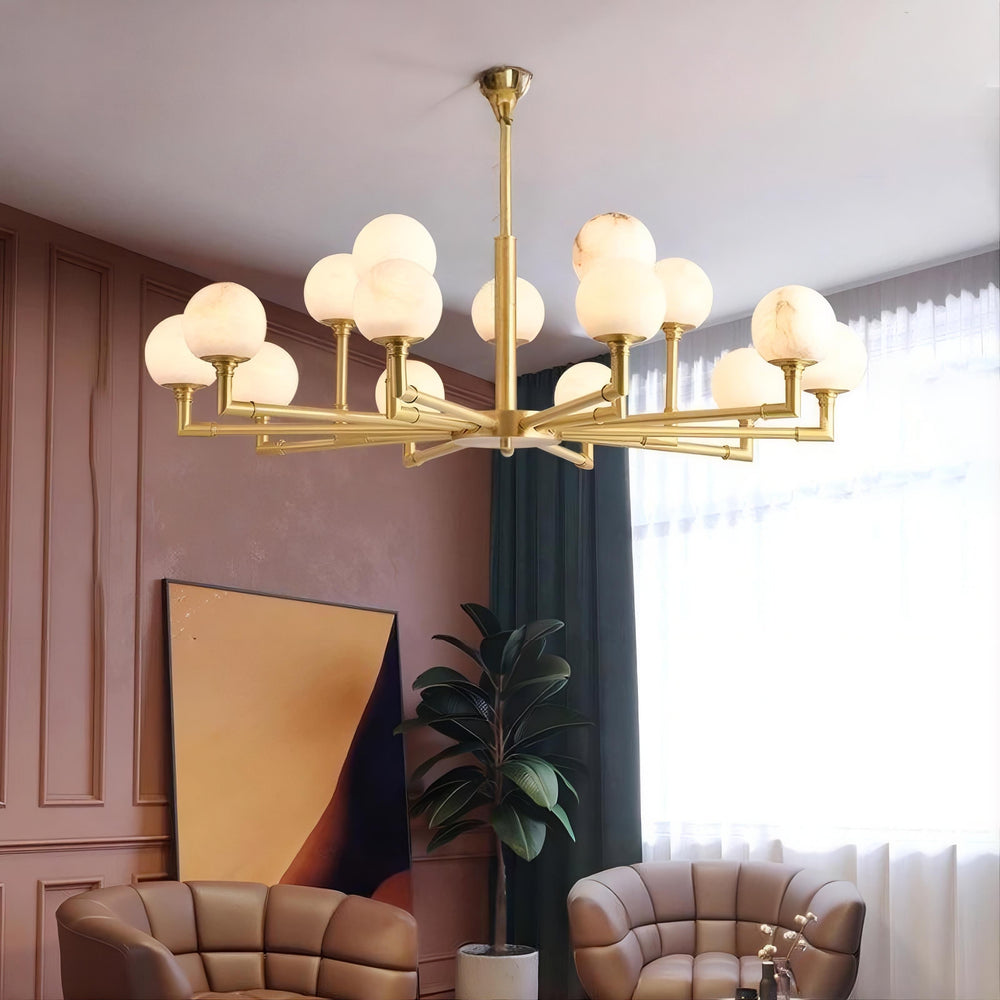 NANCY Chandelier by Lampadom - side view
