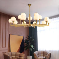 NANCY Chandelier by Lampadom - side view