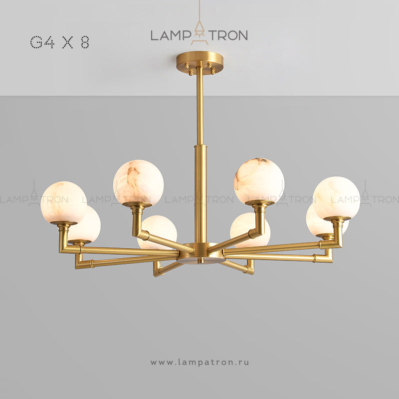 NANCY Chandelier by Lampadom - detail view