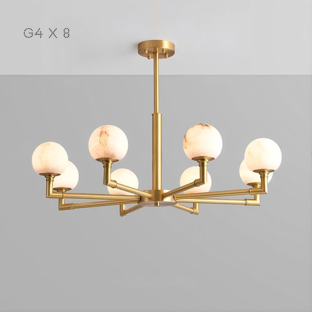 NANCY Chandelier by Lampadom - top view