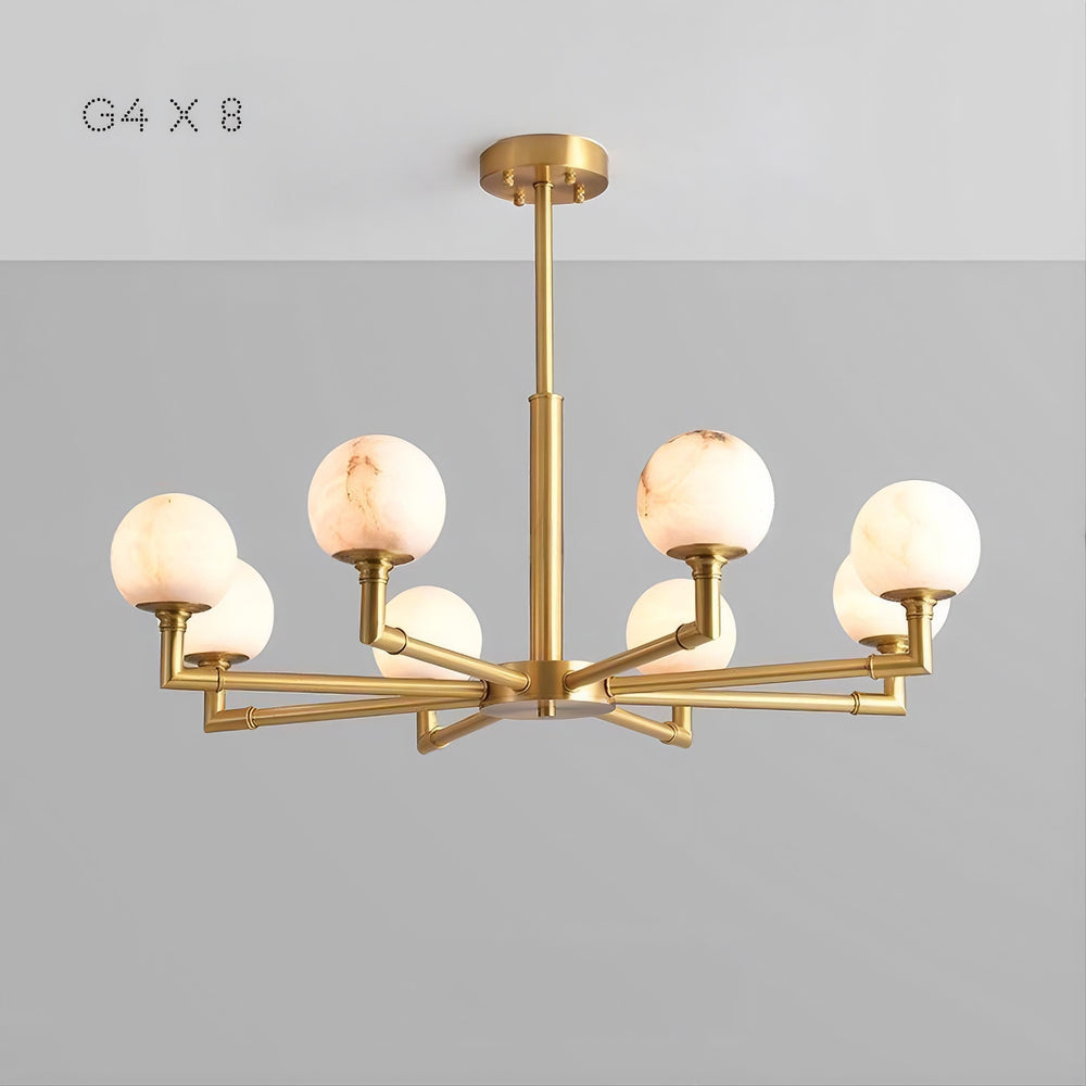 NANCY Chandelier by Lampadom - side view