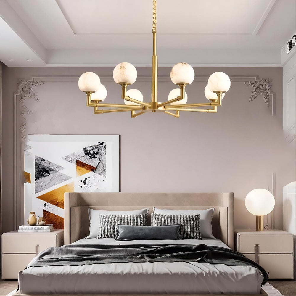 NANCY Chandelier by Lampadom - side view