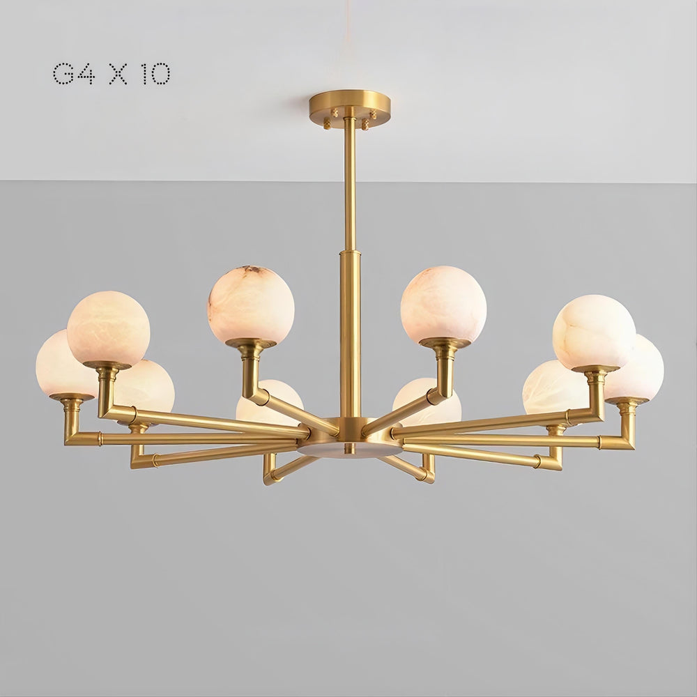 NANCY Chandelier by Lampadom - angle view