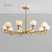 NANCY Chandelier by Lampadom - angle view