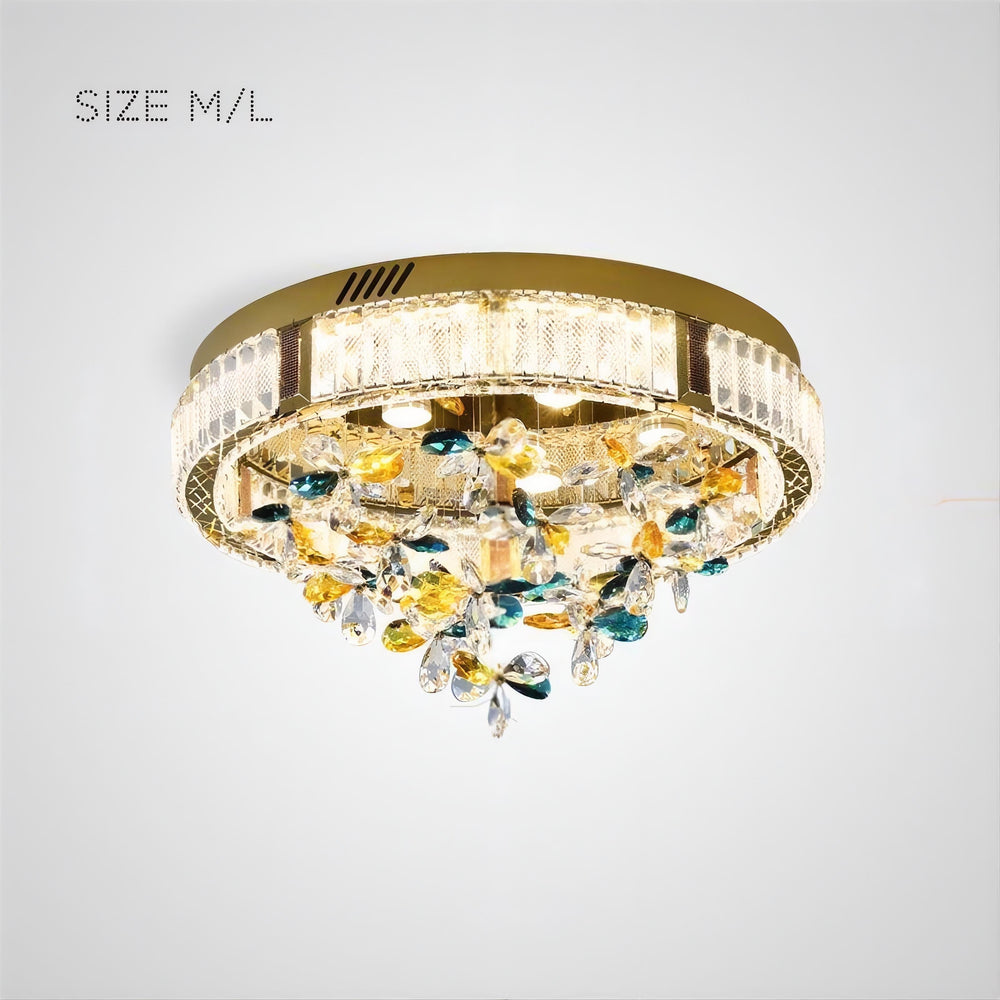 NATALI Ceiling Chandelier by Lampadom - side view