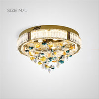 NATALI Ceiling Chandelier by Lampadom - side view