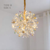 NELIO Chandelier by Lampadom - side view
