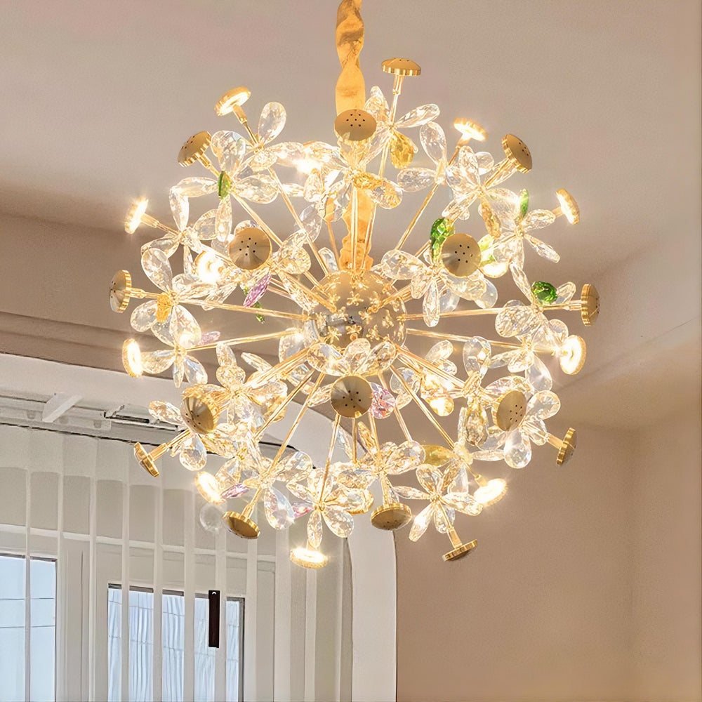NELIO Chandelier by Lampadom - side view