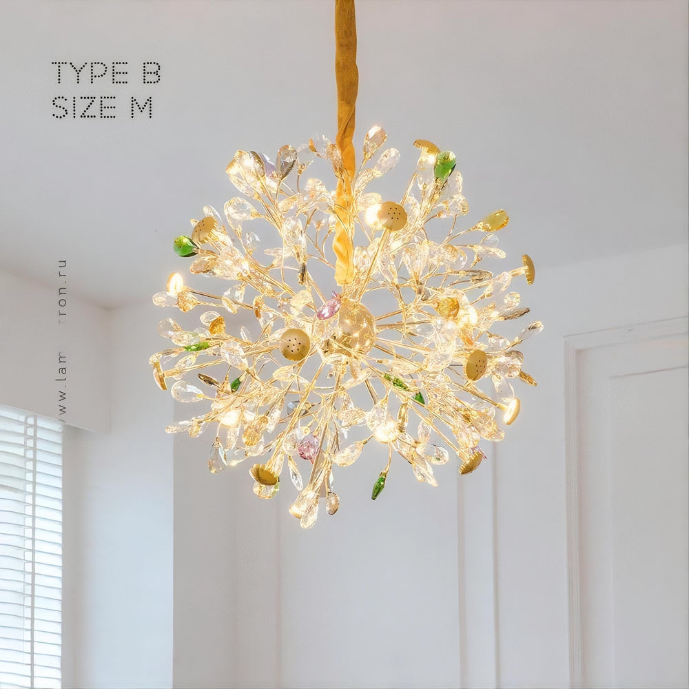 NELIO Chandelier by Lampadom - close-up