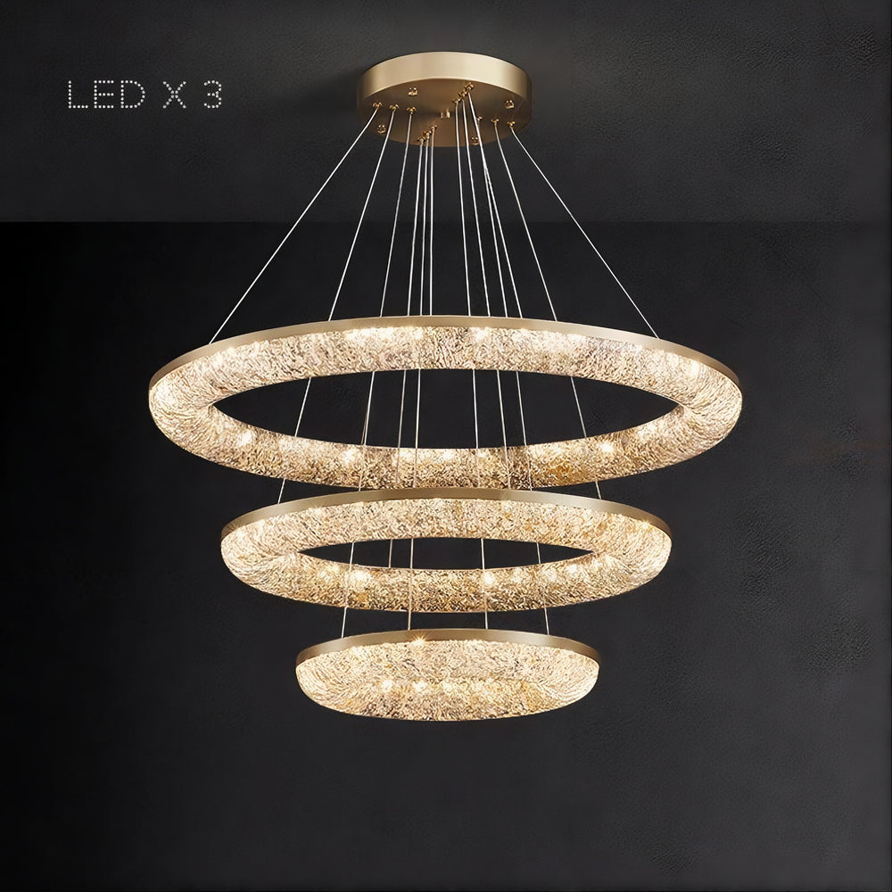 NELIUS Ring Chandelier by Lampadom - ambient shot