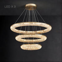 NELIUS Ring Chandelier by Lampadom - ambient shot