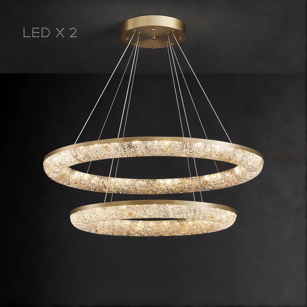NELIUS Ring Chandelier by Lampadom - scale reference