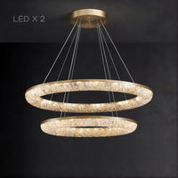 NELIUS Ring Chandelier by Lampadom - scale reference
