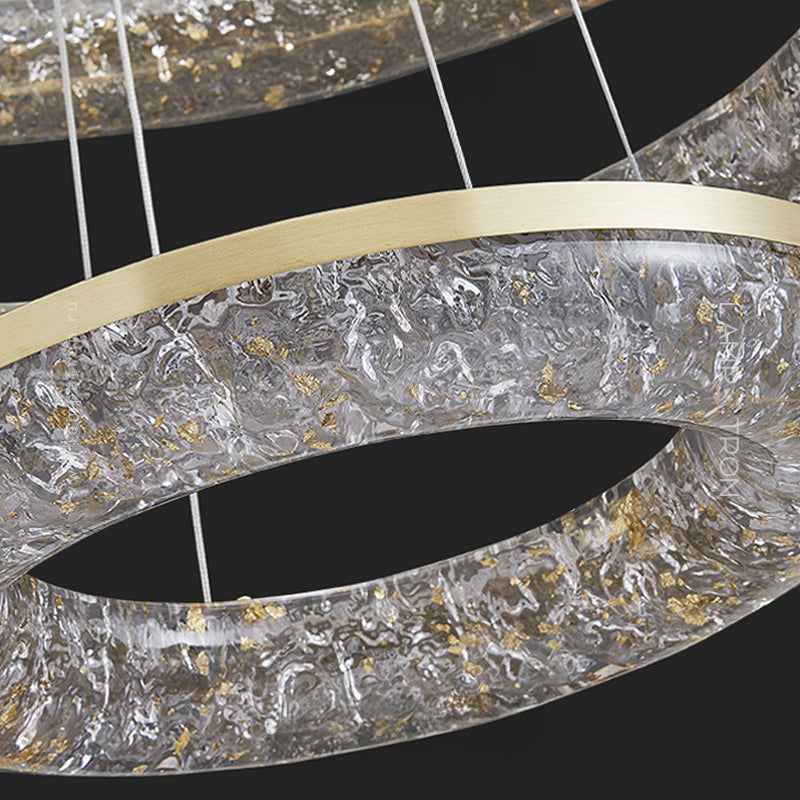 NELIUS Ring Chandelier by Lampadom - angle view