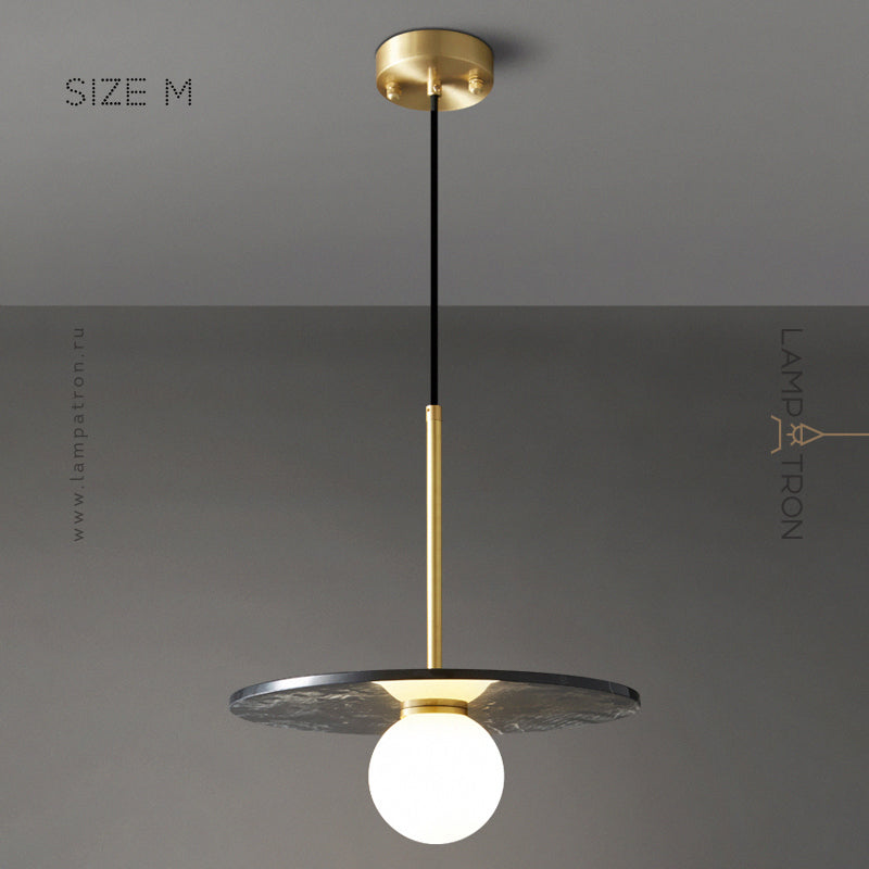 NESO ONE Pendant by Lampadom - side view