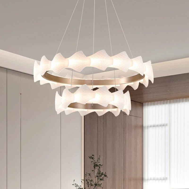 NIAL RING Chandelier by Lampadom - detail view