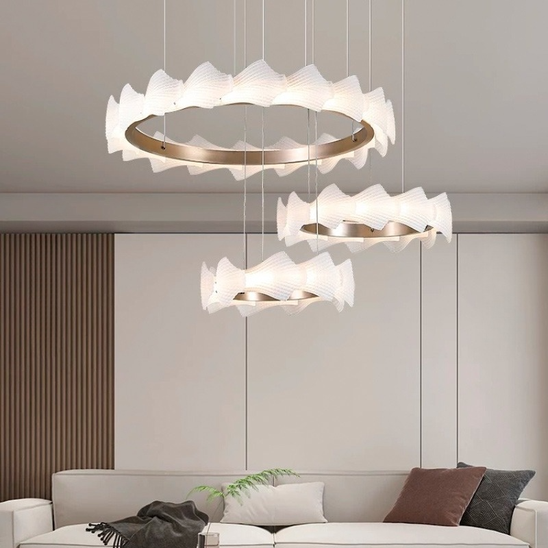 NIAL RING Chandelier by Lampadom - ambient shot