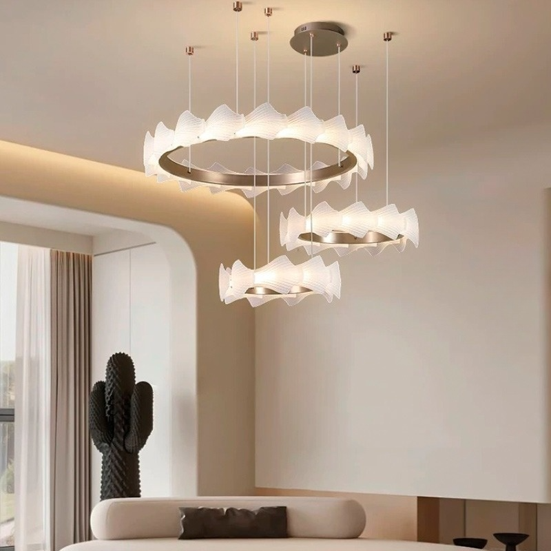 NIAL RING Chandelier by Lampadom - scale reference