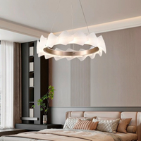 NIAL RING Chandelier by Lampadom - side view
