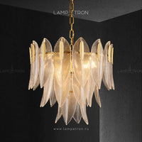 NIBA Chandelier by Lampadom - side view