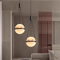 NICLIS MARBLE Pendant by Lampadom - close-up