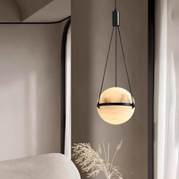 NICLIS MARBLE Pendant by Lampadom - side view