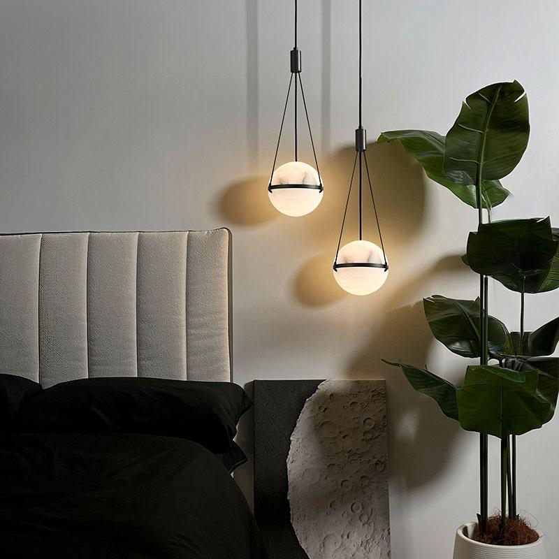 NICLIS MARBLE Pendant by Lampadom - scale reference