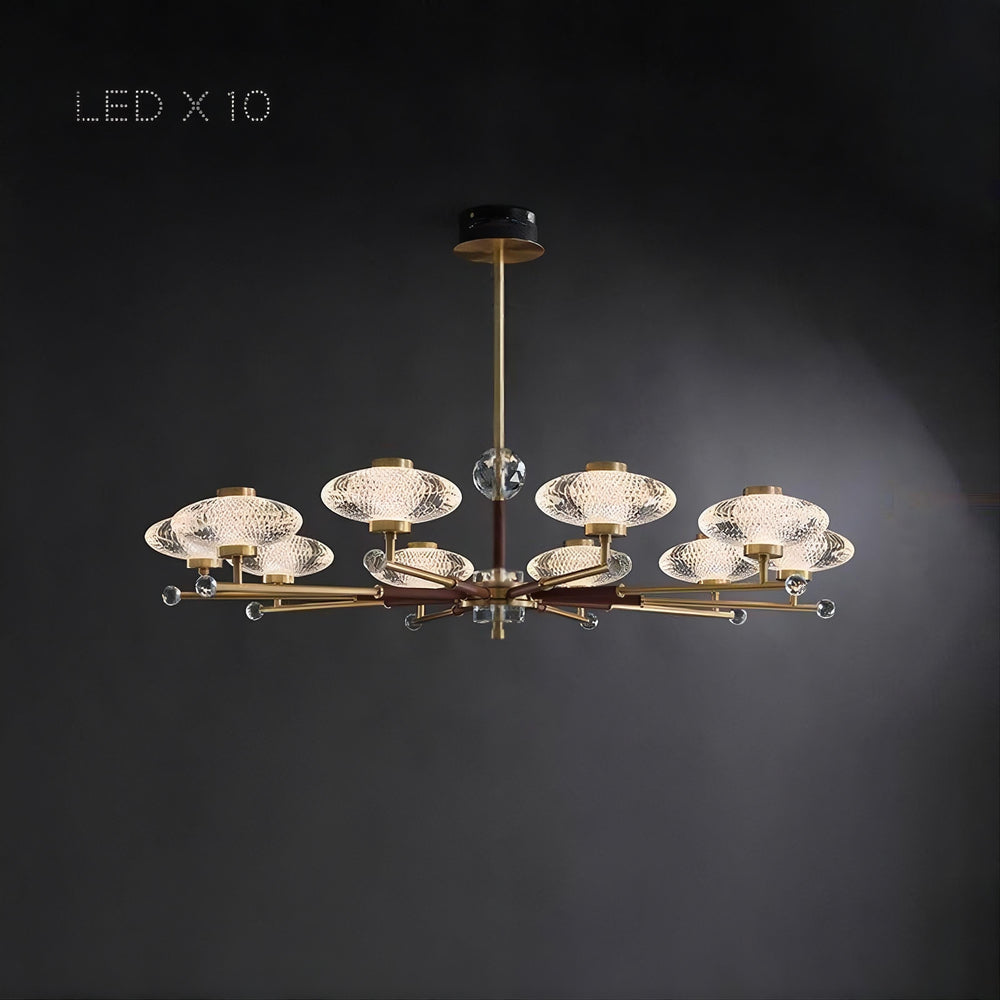 NICOL Chandelier by Lampadom - top view