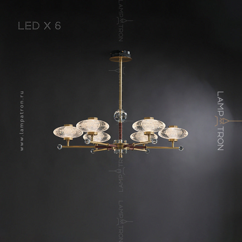 NICOL Chandelier by Lampadom - detail view