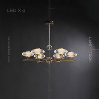 NICOL Chandelier by Lampadom - detail view