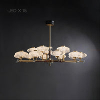 NICOL Chandelier by Lampadom - side view