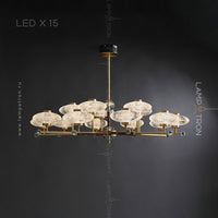 NICOL Chandelier by Lampadom - close-up
