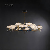 NICOL Chandelier by Lampadom - angle view