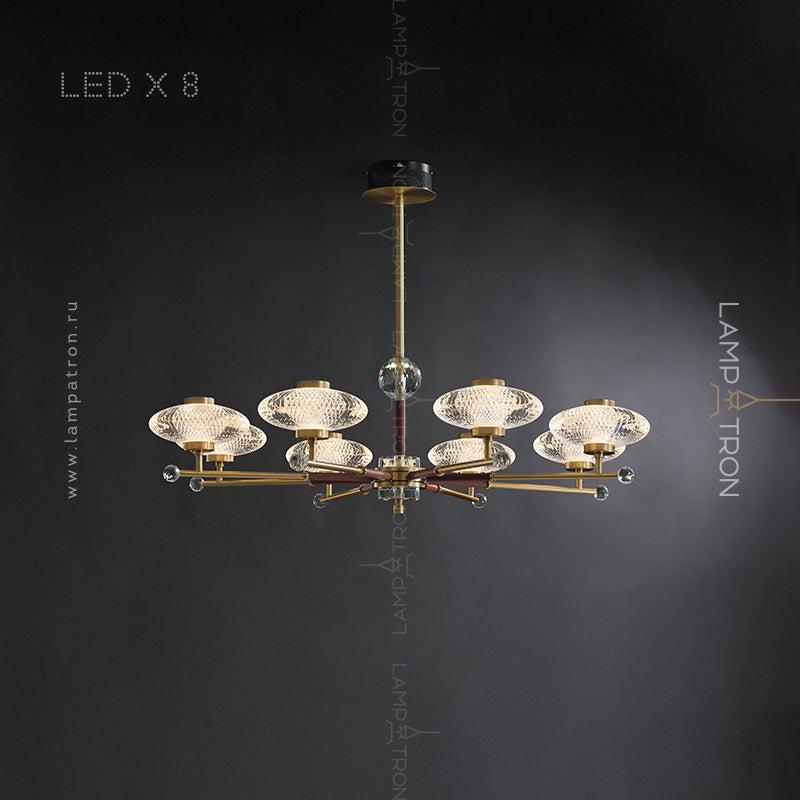 NICOL Chandelier by Lampadom - ambient shot