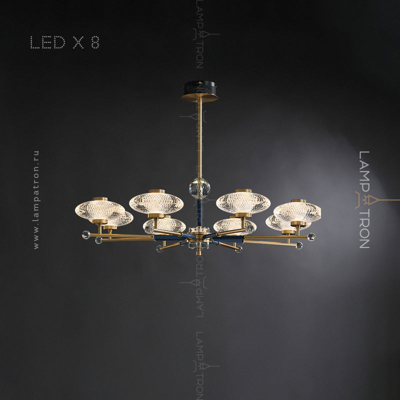 NICOL Chandelier by Lampadom - scale reference