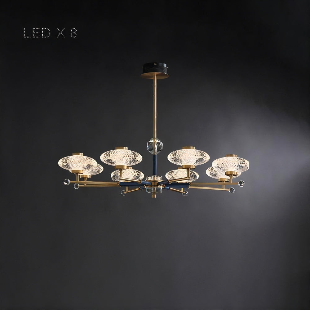 NICOL Chandelier by Lampadom - angle view