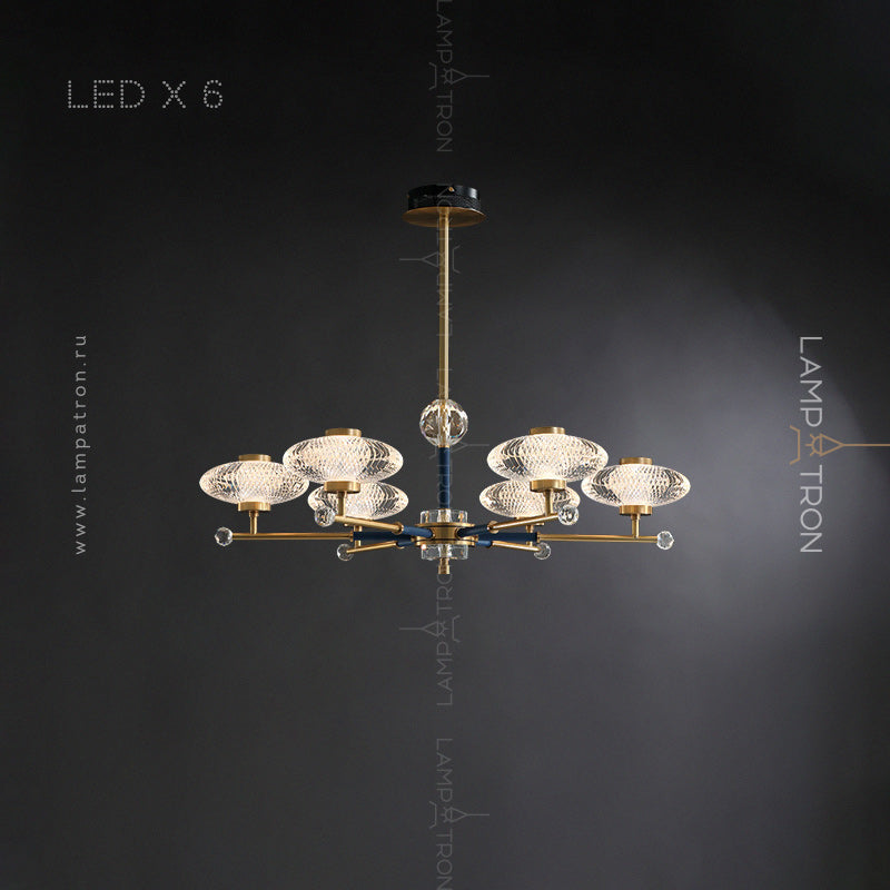 NICOL Chandelier by Lampadom - close-up