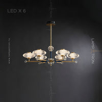NICOL Chandelier by Lampadom - close-up