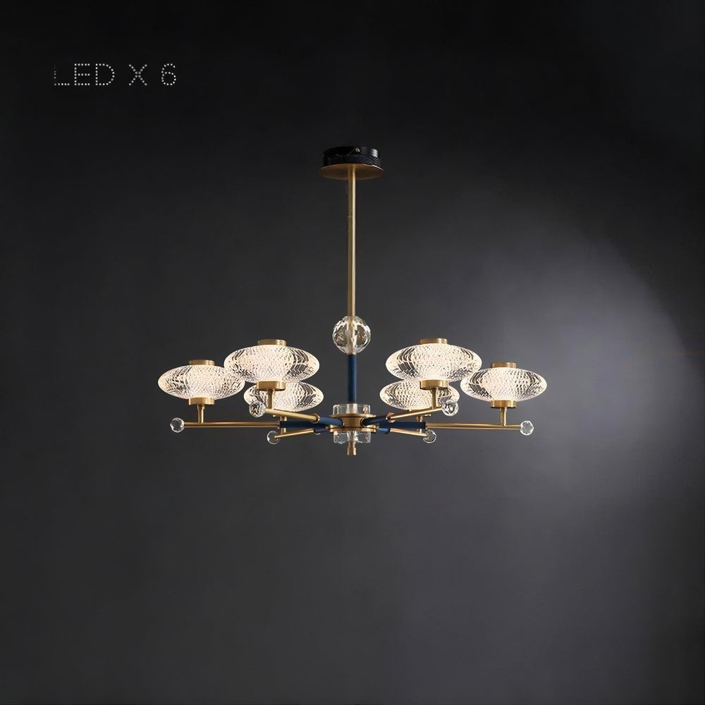 NICOL Chandelier by Lampadom - side view
