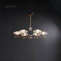 NICOL Chandelier by Lampadom - side view