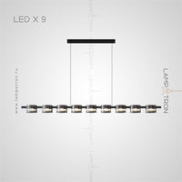 NICOLETTA B Linear Chandelier