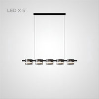 NICOLETTA B Linear Chandelier