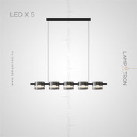 NICOLETTA B Linear Chandelier